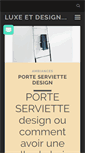 Mobile Screenshot of blog-produits-design.com