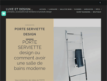Tablet Screenshot of blog-produits-design.com